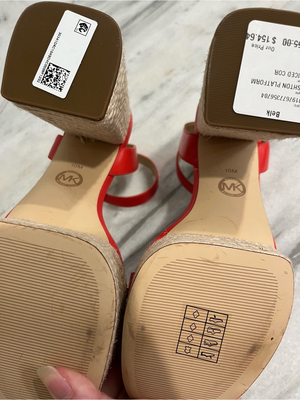 Michael Kors Platform Espadrille Sandals with Ankle Strap - Picture 7 of 12